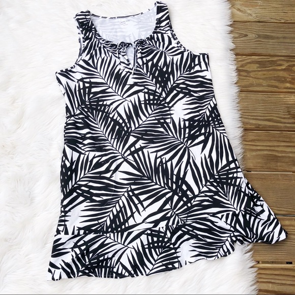 Lands' End Dresses & Skirts - Land’s End Tropical Babydoll Shift Dress